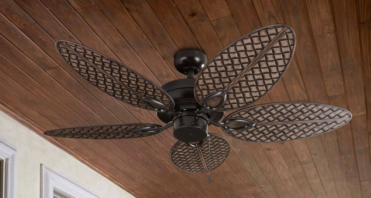 Harbor Breeze Tilghman II 52 in Bronze Indoor/Outdoor Ceiling Fan (5 Blade)